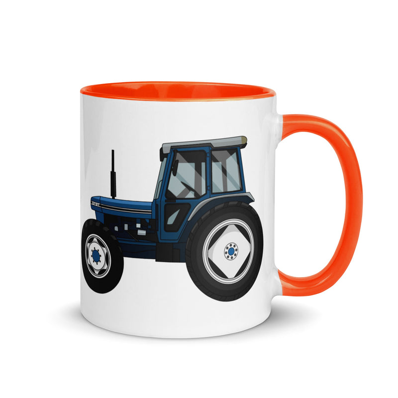 The Farmers Mugs Store Mug Orange Ford 7810 Mug with Color Inside Quality Farmers Merch