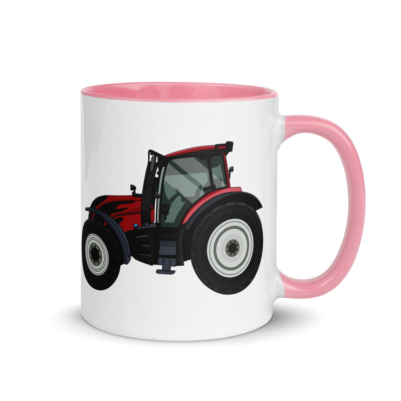 The Farmers Mugs Store Mug Pink Valtra 234 Mug with Color Inside Quality Farmers Merch