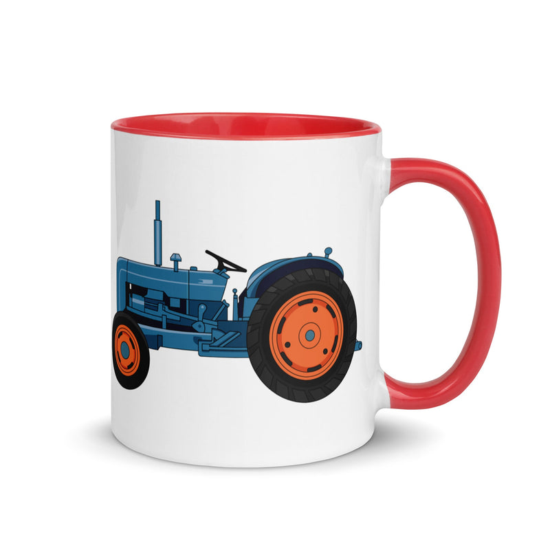 The Farmers Mugs Store Mug Red Fordson Dexta Mug with Color Inside (1958) Quality Farmers Merch