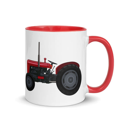 The Farmers Mugs Store Mug Red Massey Ferguson 35X Mug with Color Inside Quality Farmers Merch