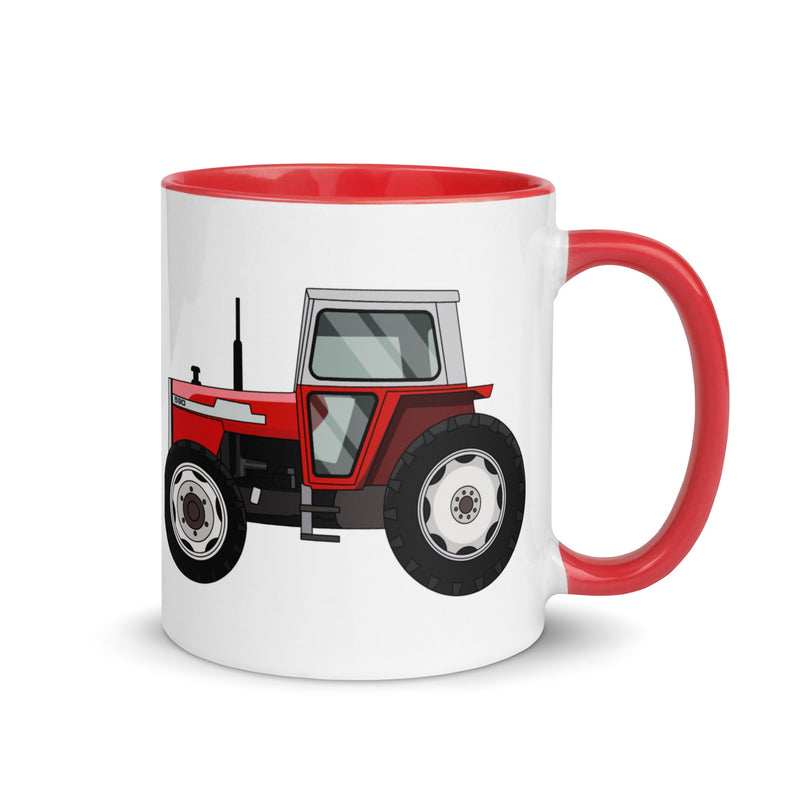 The Farmers Mugs Store Mug Red Massey Ferguson 590 Mug with Color Inside Quality Farmers Merch