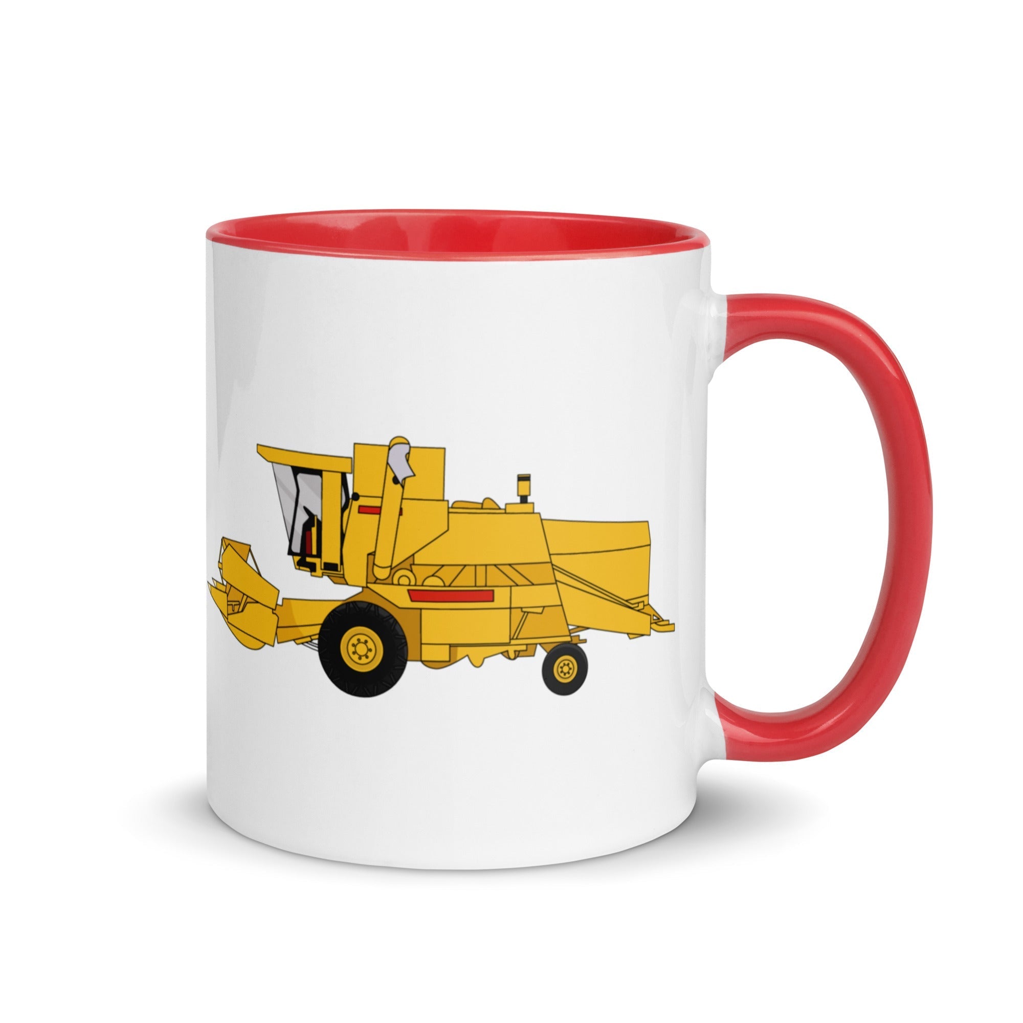 The Farmers Mugs Store Mug Red New Holland Clayson 8070 Mug with Color Inside Quality Farmers Merch