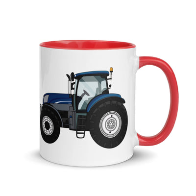The Farmers Mugs Store Mug Red New Holland T7.210 Mug with Color Inside Quality Farmers Merch
