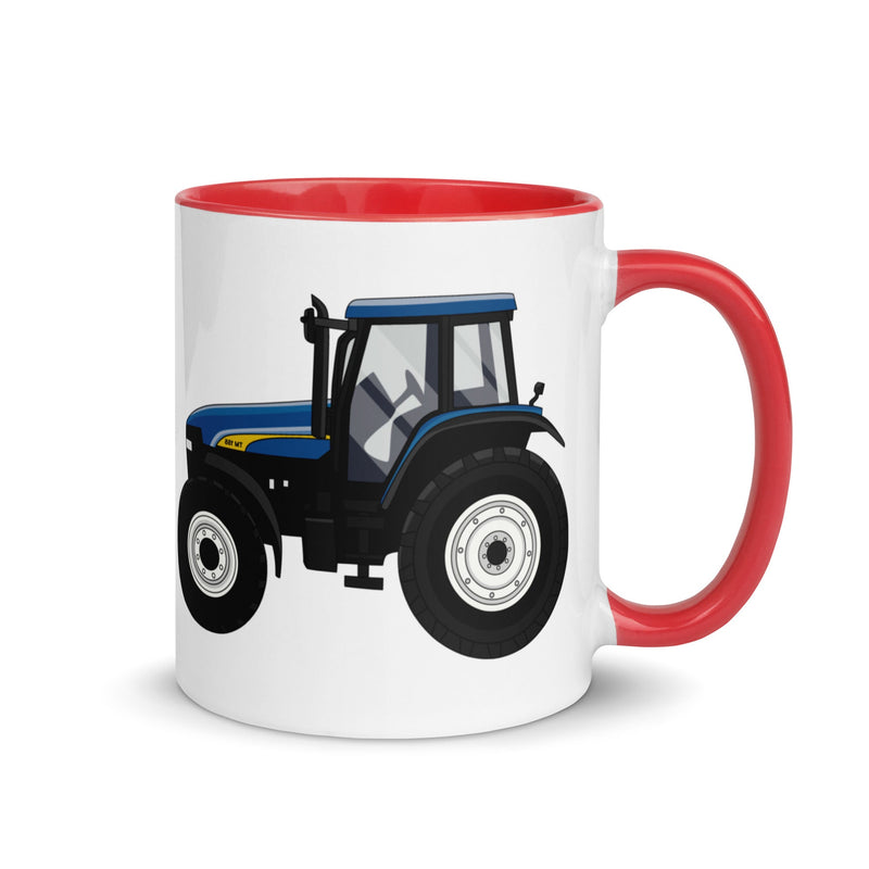 The Farmers Mugs Store Mug Red New Holland TM 155 Mug with Color Inside Quality Farmers Merch