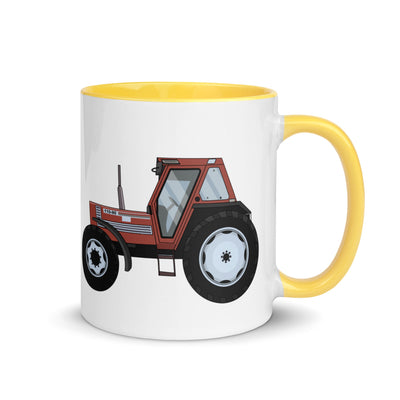 The Farmers Mugs Store Mug Yellow FIAT 110-90 Mug with Color Inside Quality Farmers Merch