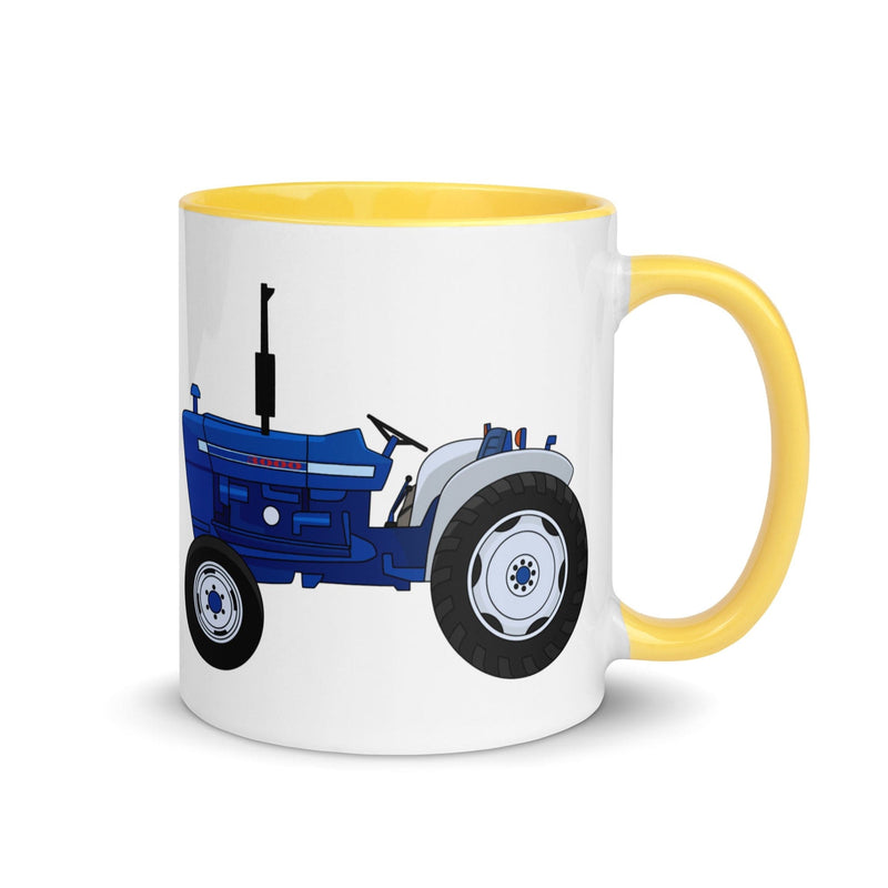 The Farmers Mugs Store Mug Yellow Ford 3000 Mug with Color Inside Quality Farmers Merch