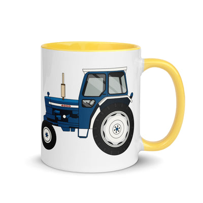 The Farmers Mugs Store Mug Yellow Ford 4000 Mug with Color Inside Quality Farmers Merch