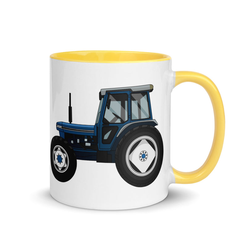The Farmers Mugs Store Mug Yellow Ford 7810 Mug with Color Inside Quality Farmers Merch