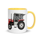 The Farmers Mugs Store Mug Yellow Massey Ferguson 240 Mug with Color Inside Quality Farmers Merch