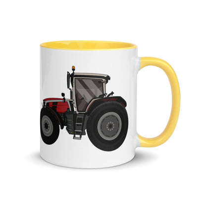 The Farmers Mugs Store Mug Yellow Massey Ferguson 8S 265 Mug with Color Inside (2020) Quality Farmers Merch