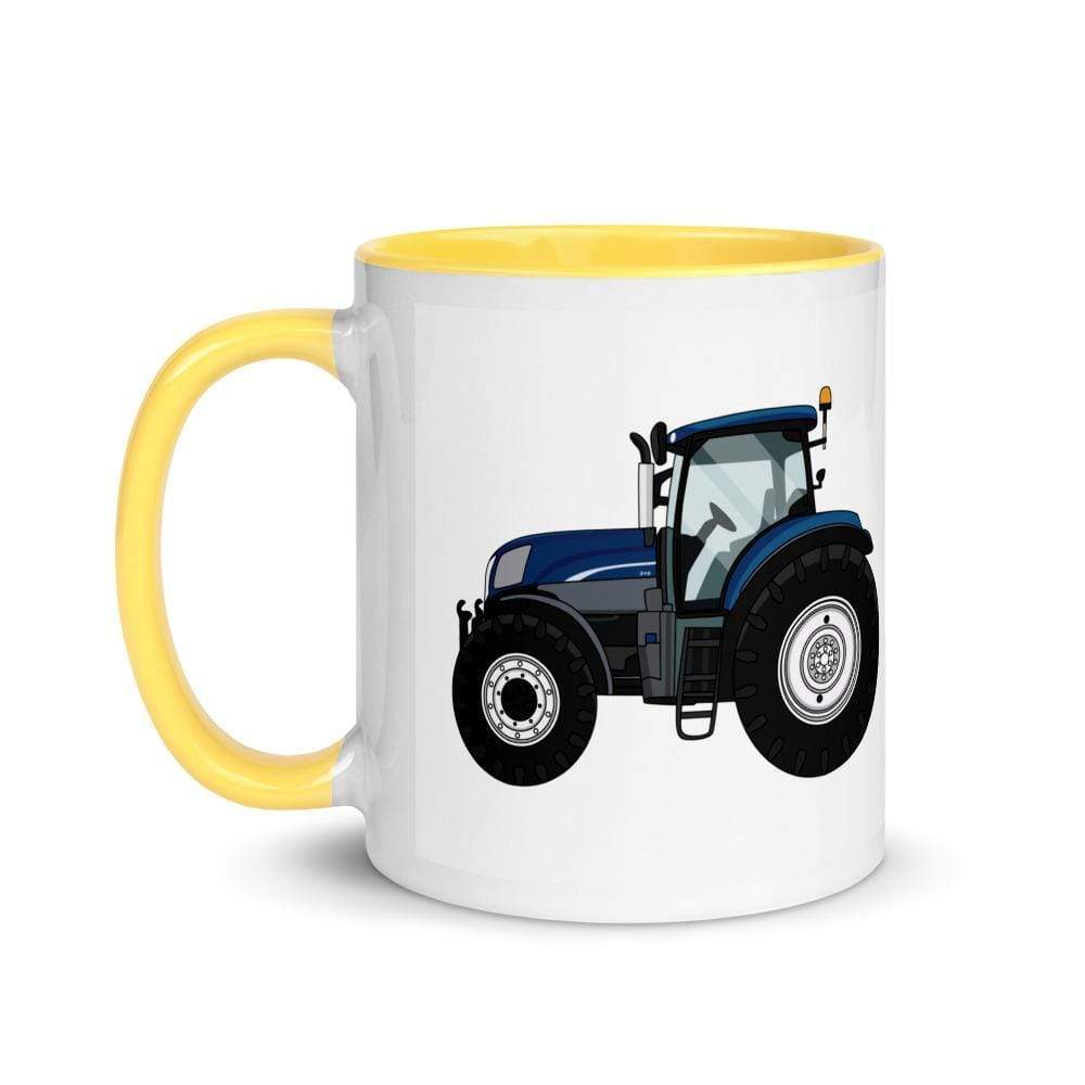 The Farmers Mugs Store New Holland T7.210 Mug with Color Inside Quality Farmers Merch