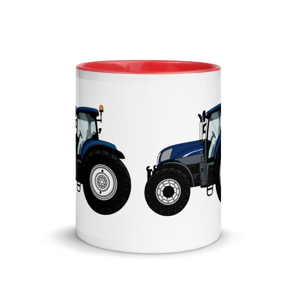 The Farmers Mugs Store New Holland T7.210 Mug with Color Inside Quality Farmers Merch