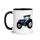 The Farmers Mugs Store New Holland T7.210 Mug with Color Inside Quality Farmers Merch