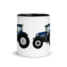 The Farmers Mugs Store New Holland T7.210 Mug with Color Inside Quality Farmers Merch