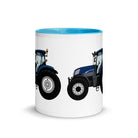 The Farmers Mugs Store New Holland T7.210 Mug with Color Inside Quality Farmers Merch