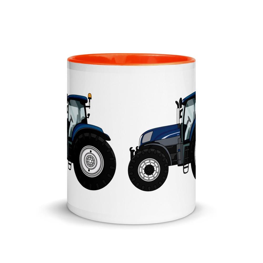 The Farmers Mugs Store New Holland T7.210 Mug with Color Inside Quality Farmers Merch