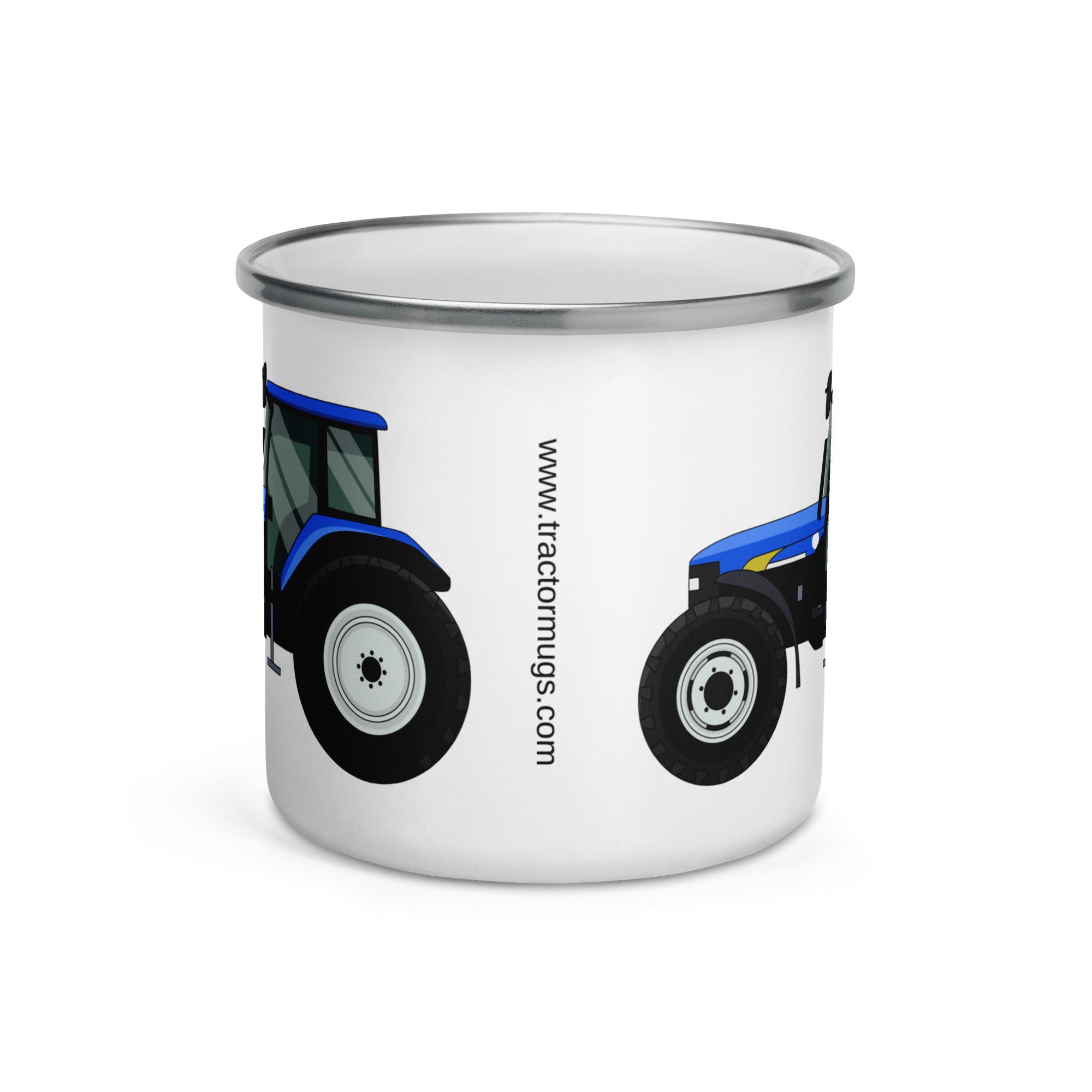 The Farmers Mugs Store New Holland TM 140 Enamel Mug Quality Farmers Merch