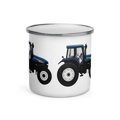 The Farmers Mugs Store New Holland TM 155 Enamel Mug Quality Farmers Merch
