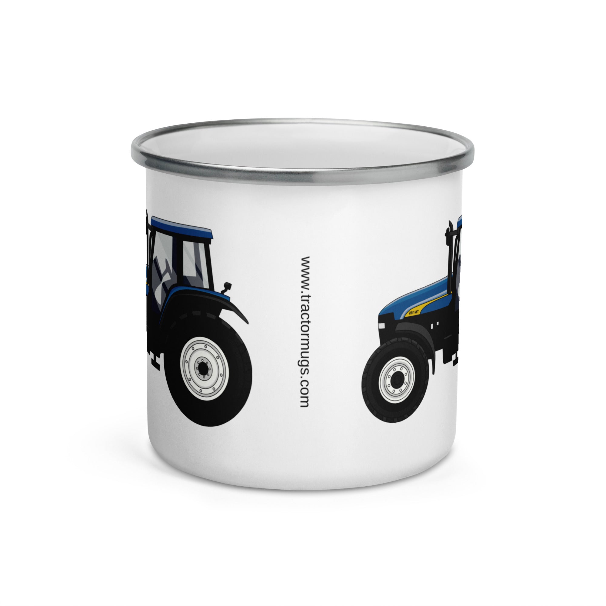 The Farmers Mugs Store New Holland TM 155 Enamel Mug Quality Farmers Merch