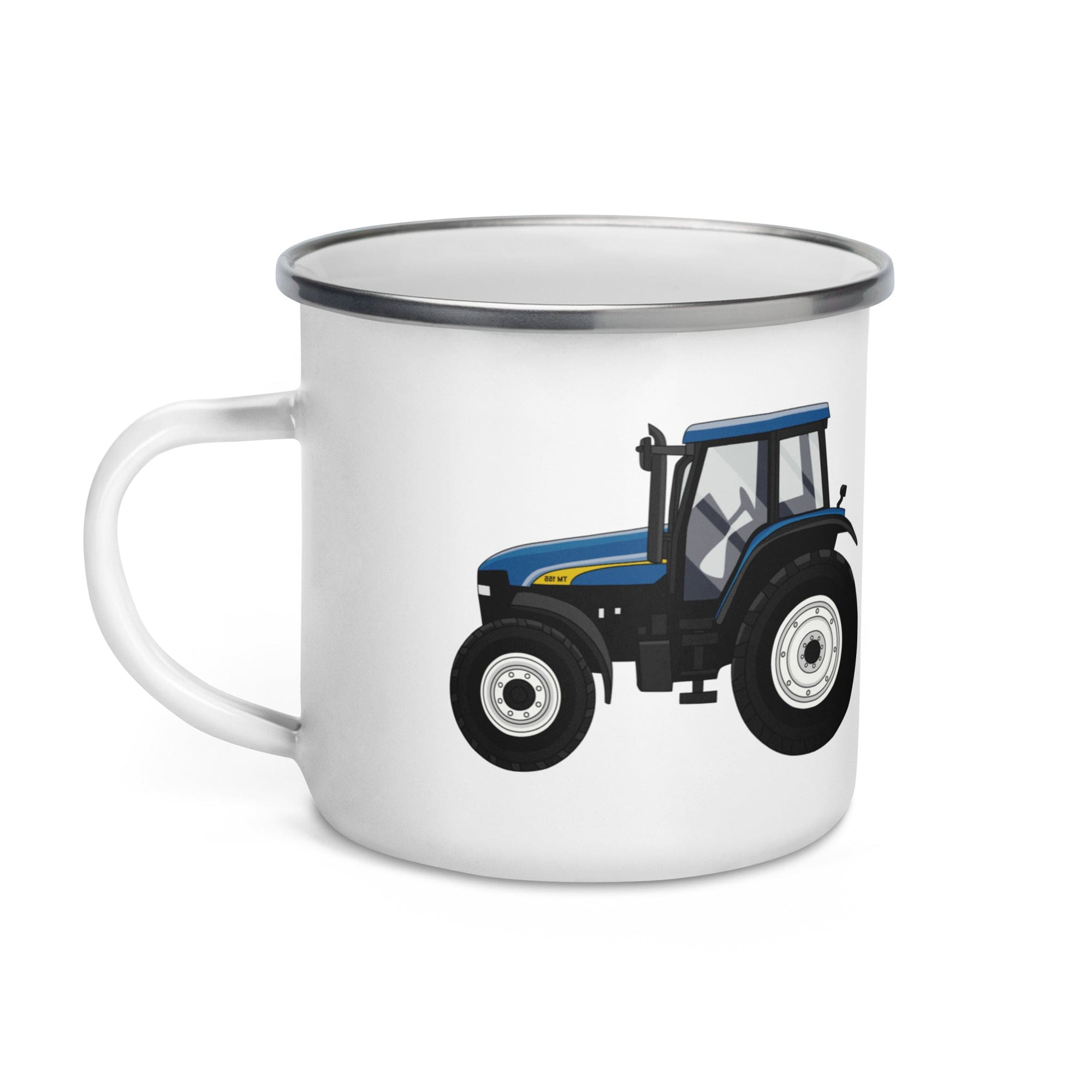 The Farmers Mugs Store New Holland TM 155 Enamel Mug Quality Farmers Merch