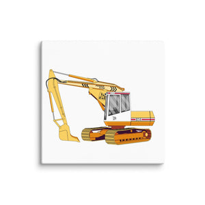 The Tractor Mugs Store 10″×10″ JCB 814 Super | Canvas Quality Farmers Merch