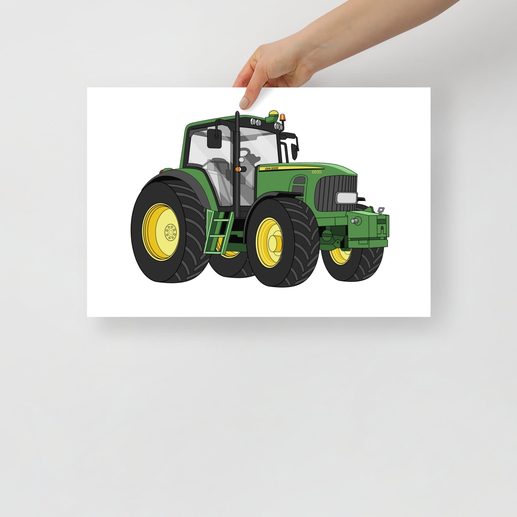 The Tractor Mugs Store 12″×18″ John-Deere 6930 | Poster Quality Farmers Merch