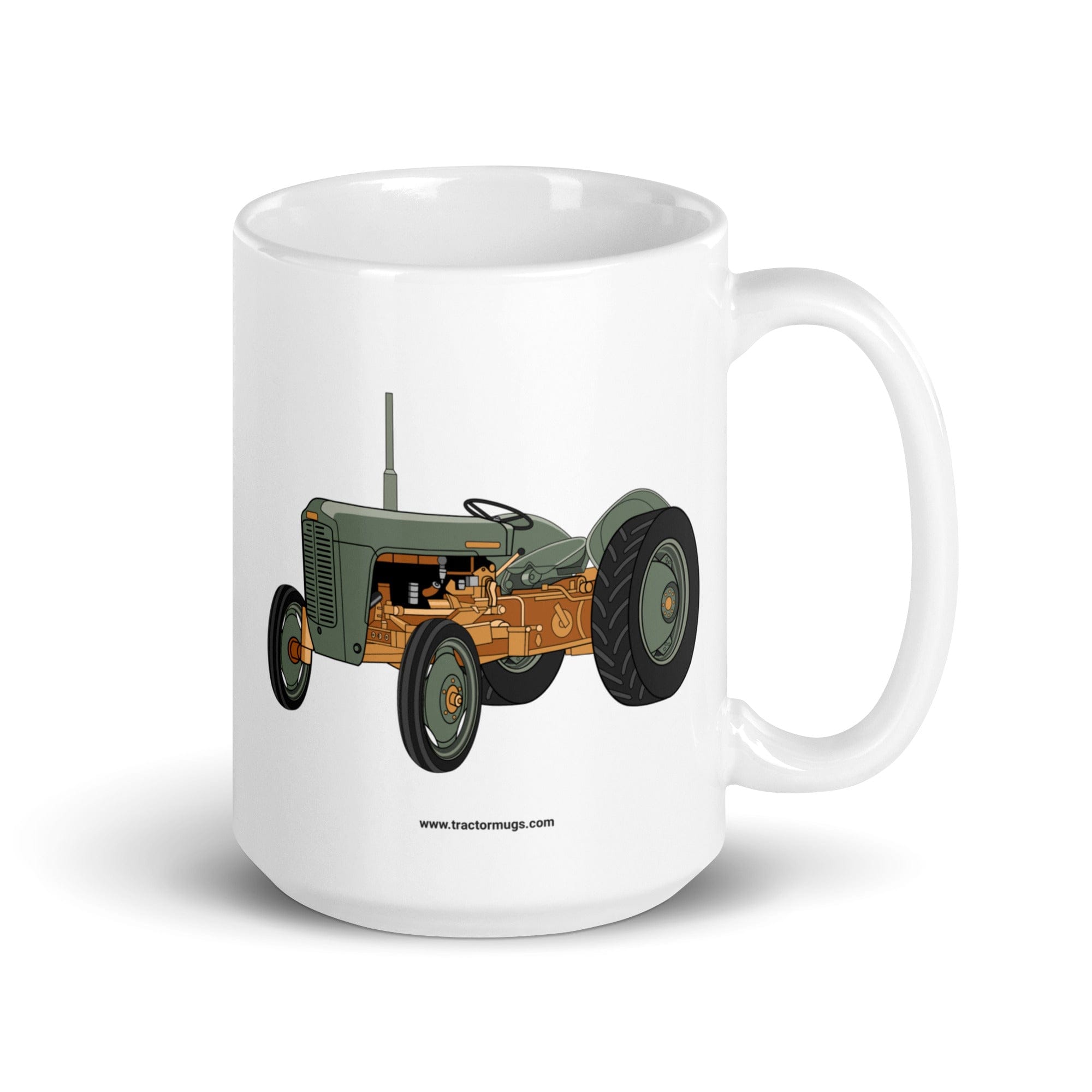 The Tractor Mugs Store 15 oz Ferguson FE 35 | White glossy mug Quality Farmers Merch