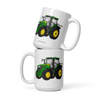 The Tractor Mugs Store 15 oz John Deere 7R 350 Auto Power | White glossy mug Quality Farmers Merch