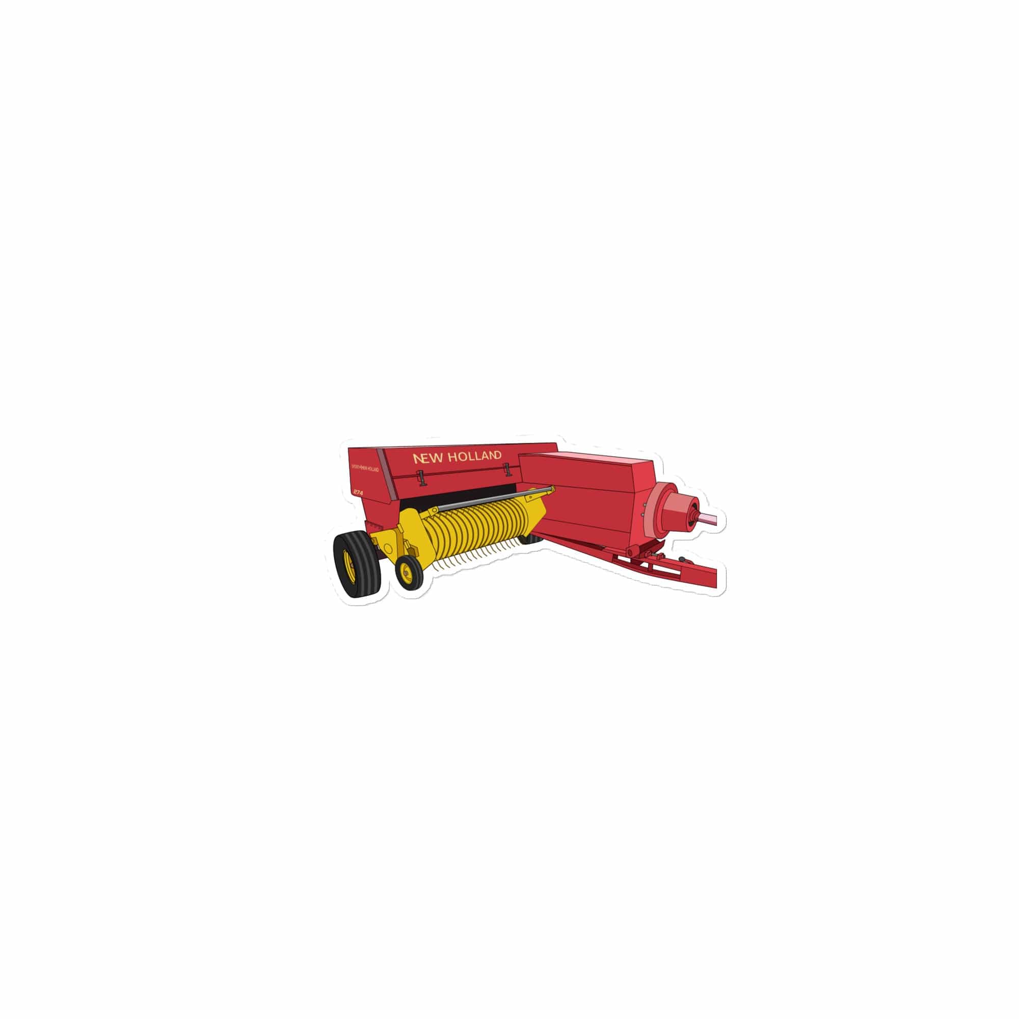The Tractor Mugs Store 15″×3.75″ New Holland 274 Square Baler | Bubble-free stickers Quality Farmers Merch