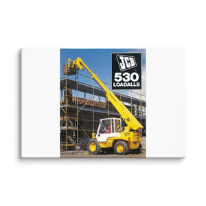 The Tractor Mugs Store 16″×24″ JCB Loadall 530 Brochure | Canvas Quality Farmers Merch