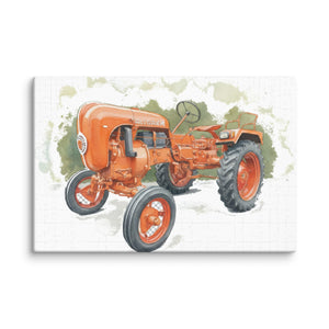 The Tractor Mugs Store 16″×24″ Porsche Diesel A111 Watercolor | Canvas Quality Farmers Merch