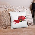 The Tractor Mugs Store 18″×18″ Massey 760 Combine Harvester | Pillow Case Quality Farmers Merch