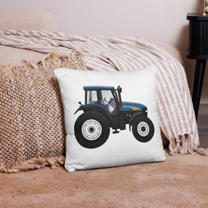 The Tractor Mugs Store 18″×18″ New Holland TM 155 | Pillow Case Quality Farmers Merch