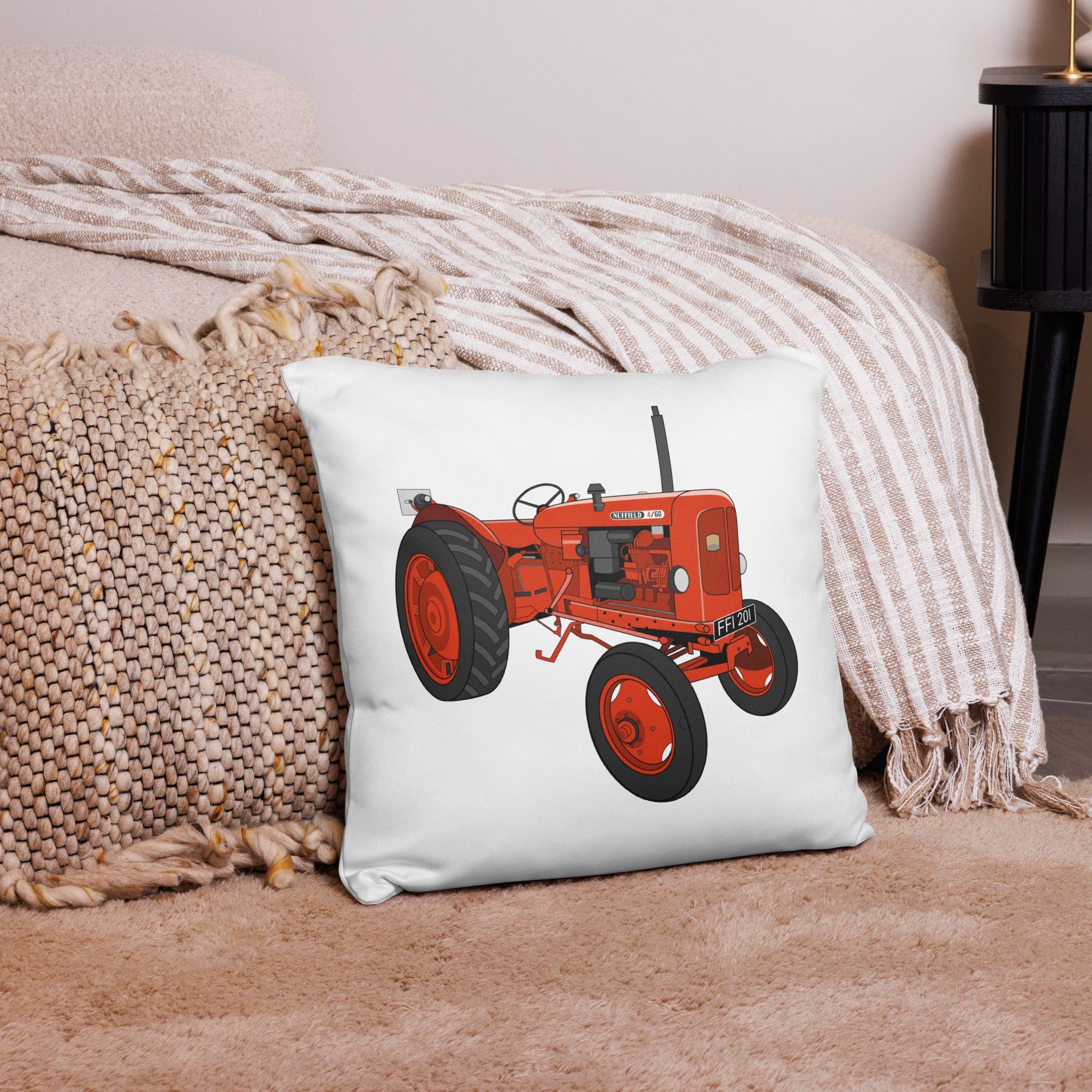 The Tractor Mugs Store 18″×18″ Nuffield 4_60 | Pillow Case Quality Farmers Merch