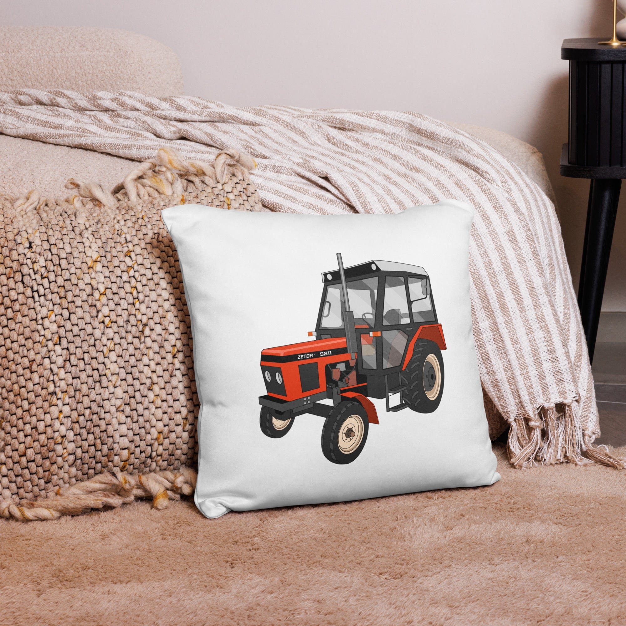 The Tractor Mugs Store 18″×18″ Zetor 5211 | Pillow Case Quality Farmers Merch