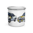 The Tractor Mugs Store 1980 Opel Ascona 400R | Enamel Mug Quality Farmers Merch