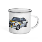 The Tractor Mugs Store 1980 Opel Ascona 400R | Enamel Mug Quality Farmers Merch
