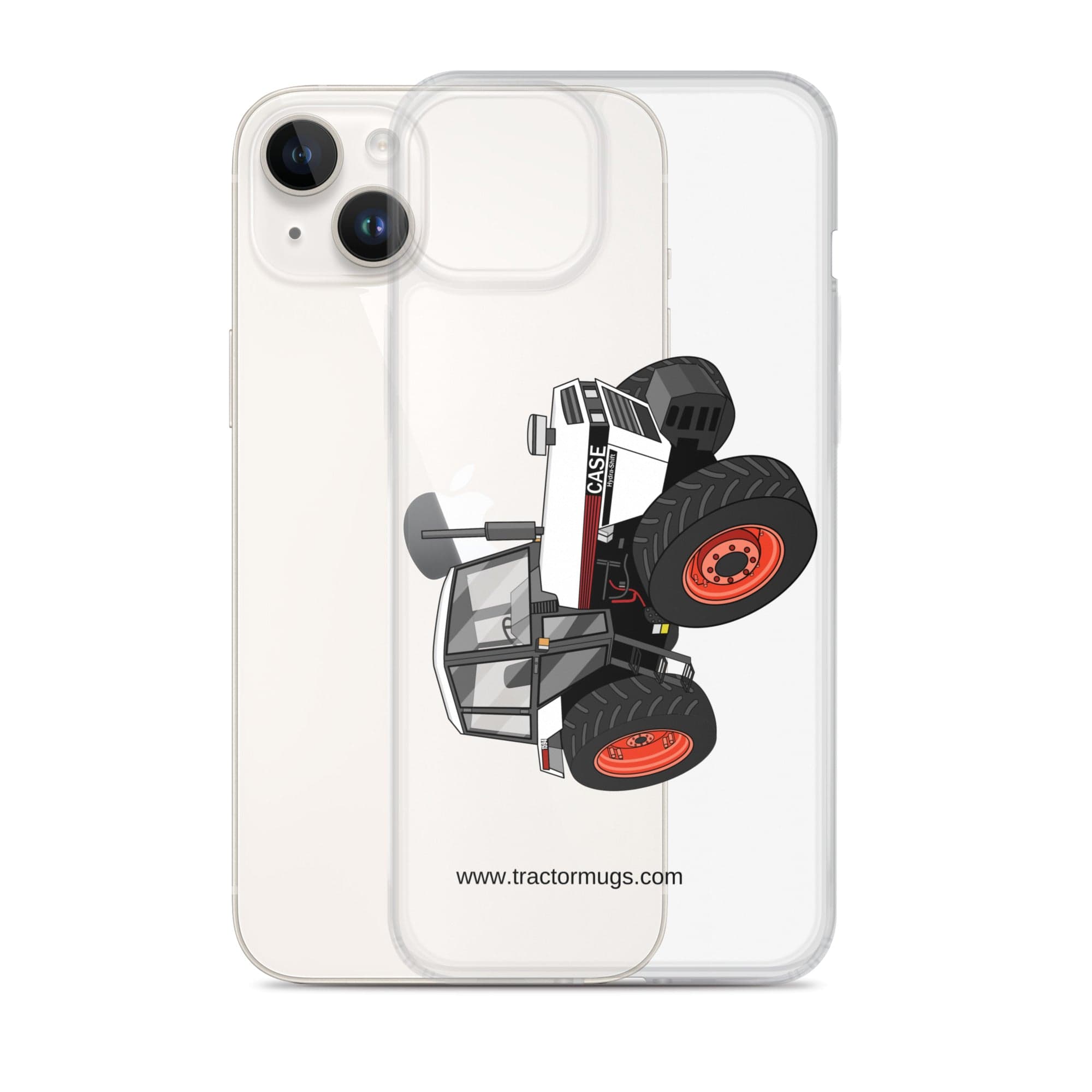 The Tractor Mugs Store 1985 Case 1594 Hydra-Shift | Clear Case for iPhone® Quality Farmers Merch