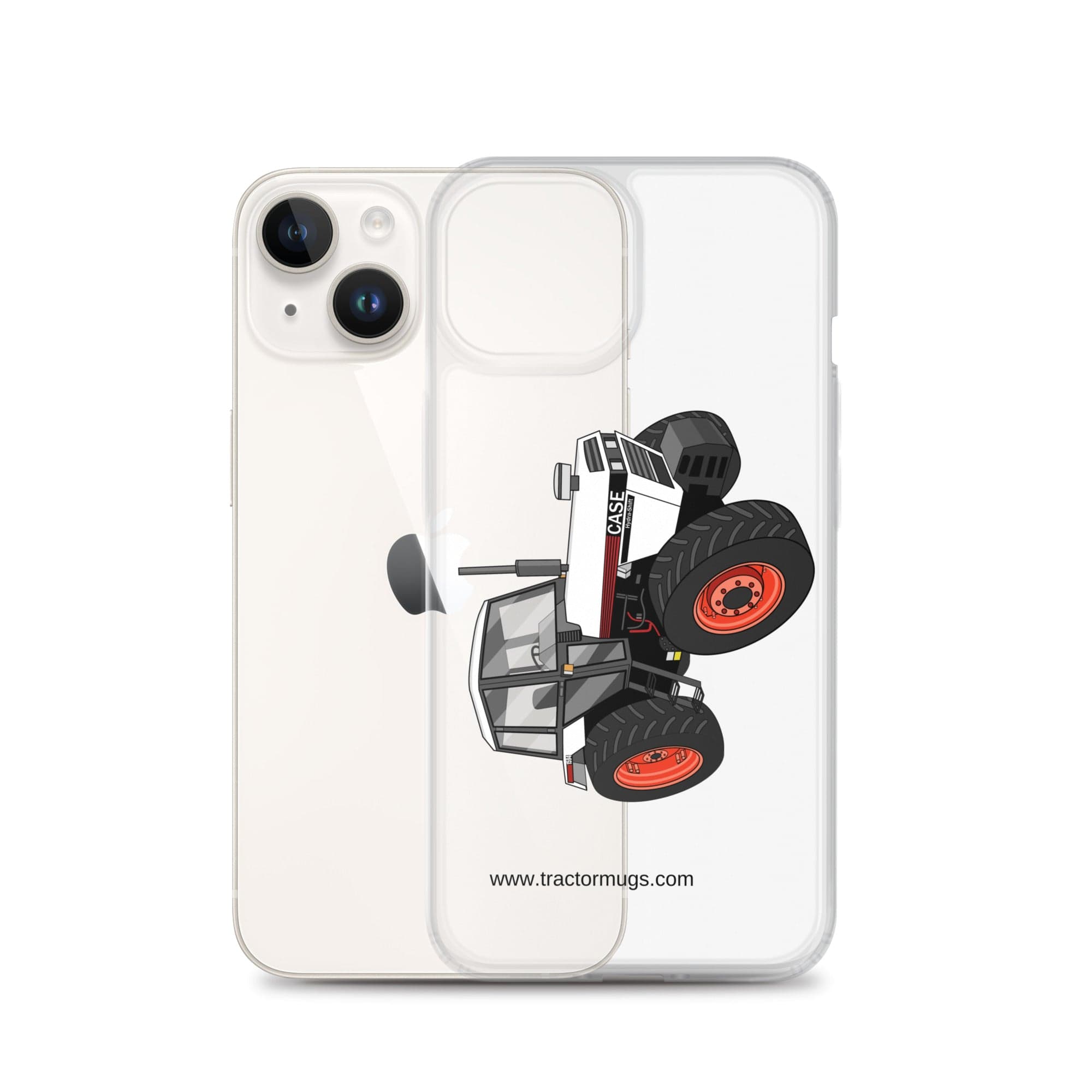 The Tractor Mugs Store 1985 Case 1594 Hydra-Shift | Clear Case for iPhone® Quality Farmers Merch