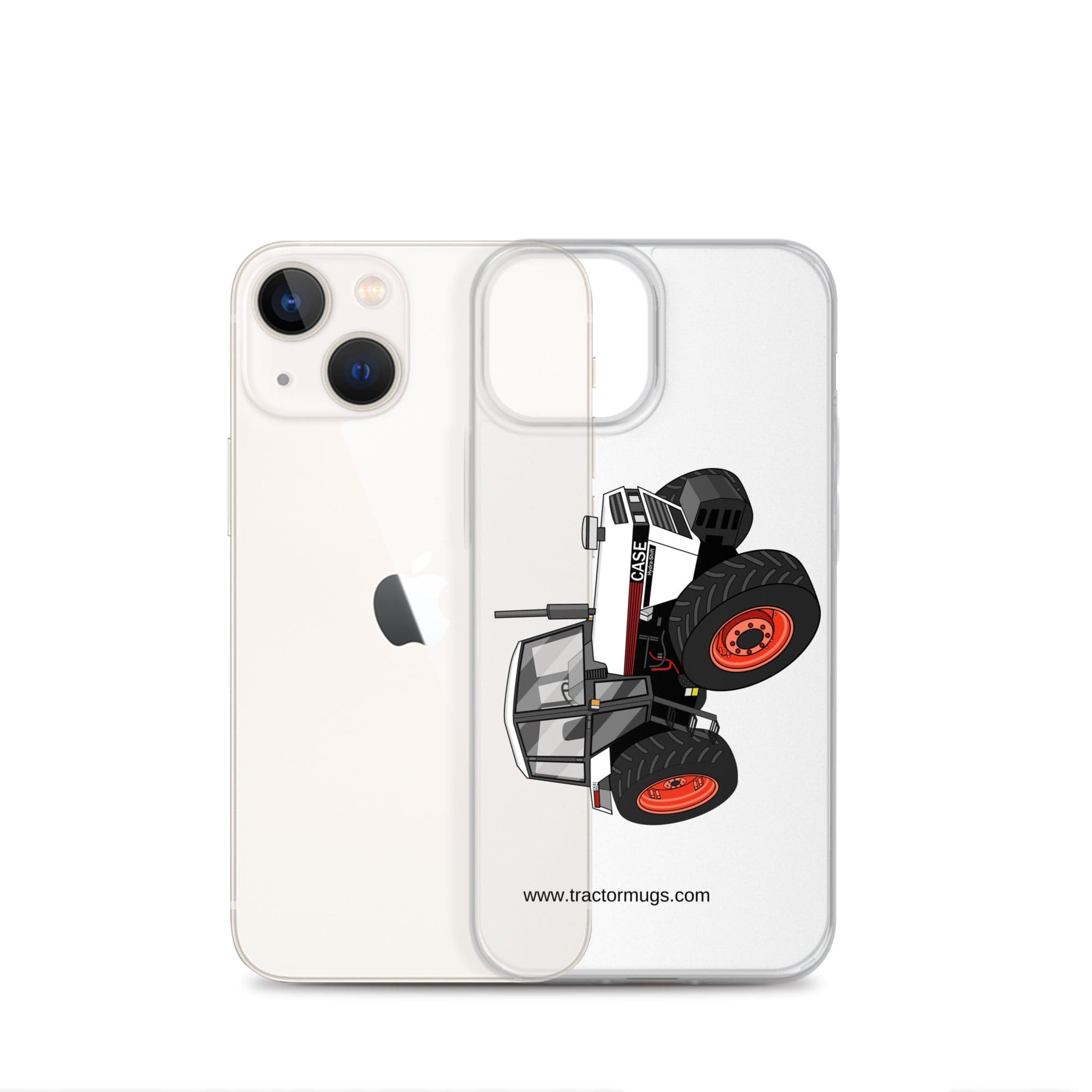 The Tractor Mugs Store 1985 Case 1594 Hydra-Shift | Clear Case for iPhone® Quality Farmers Merch