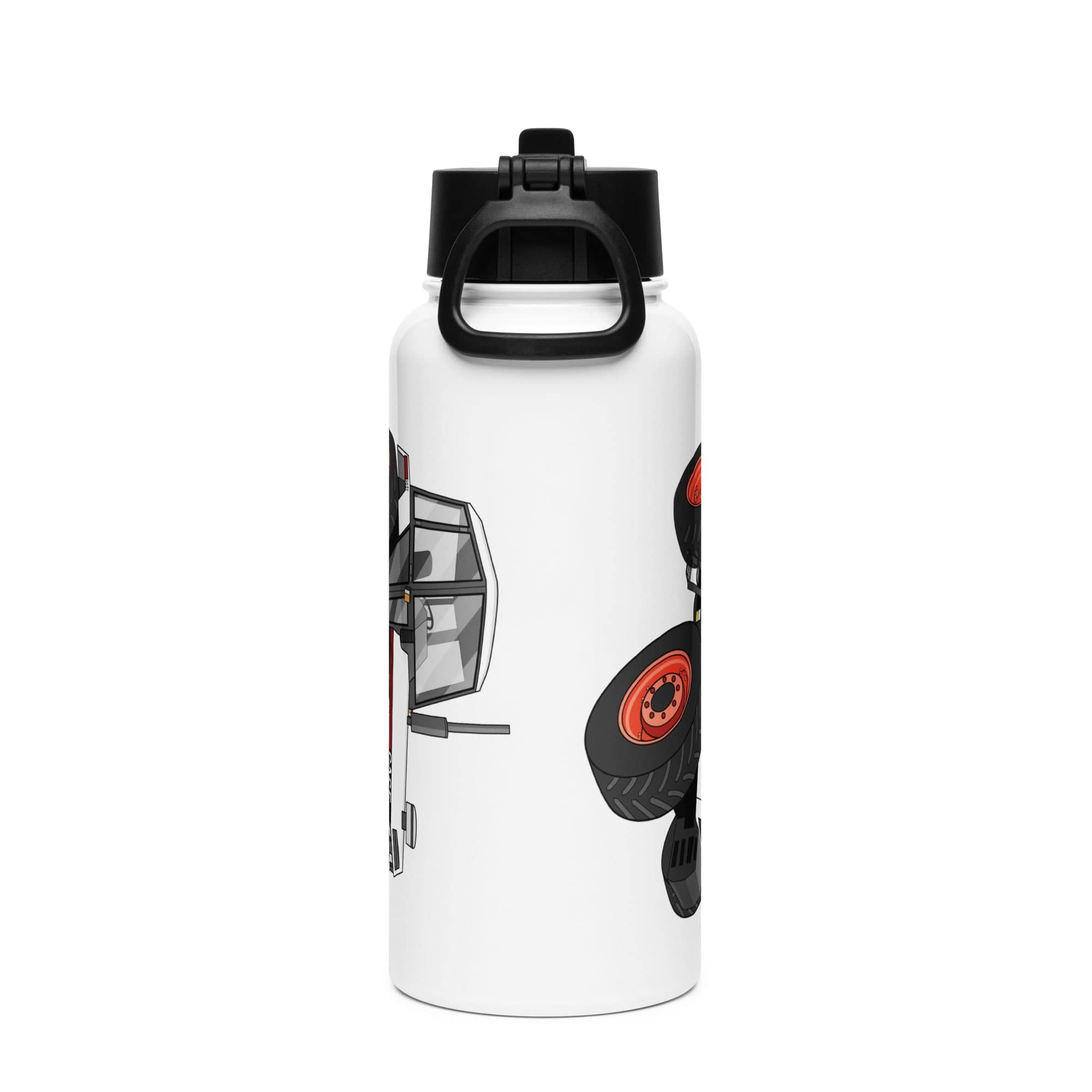 The Tractor Mugs Store 1985 Case 1594 Hydra-Shift | Stainless steel water bottle with a straw lid Quality Farmers Merch