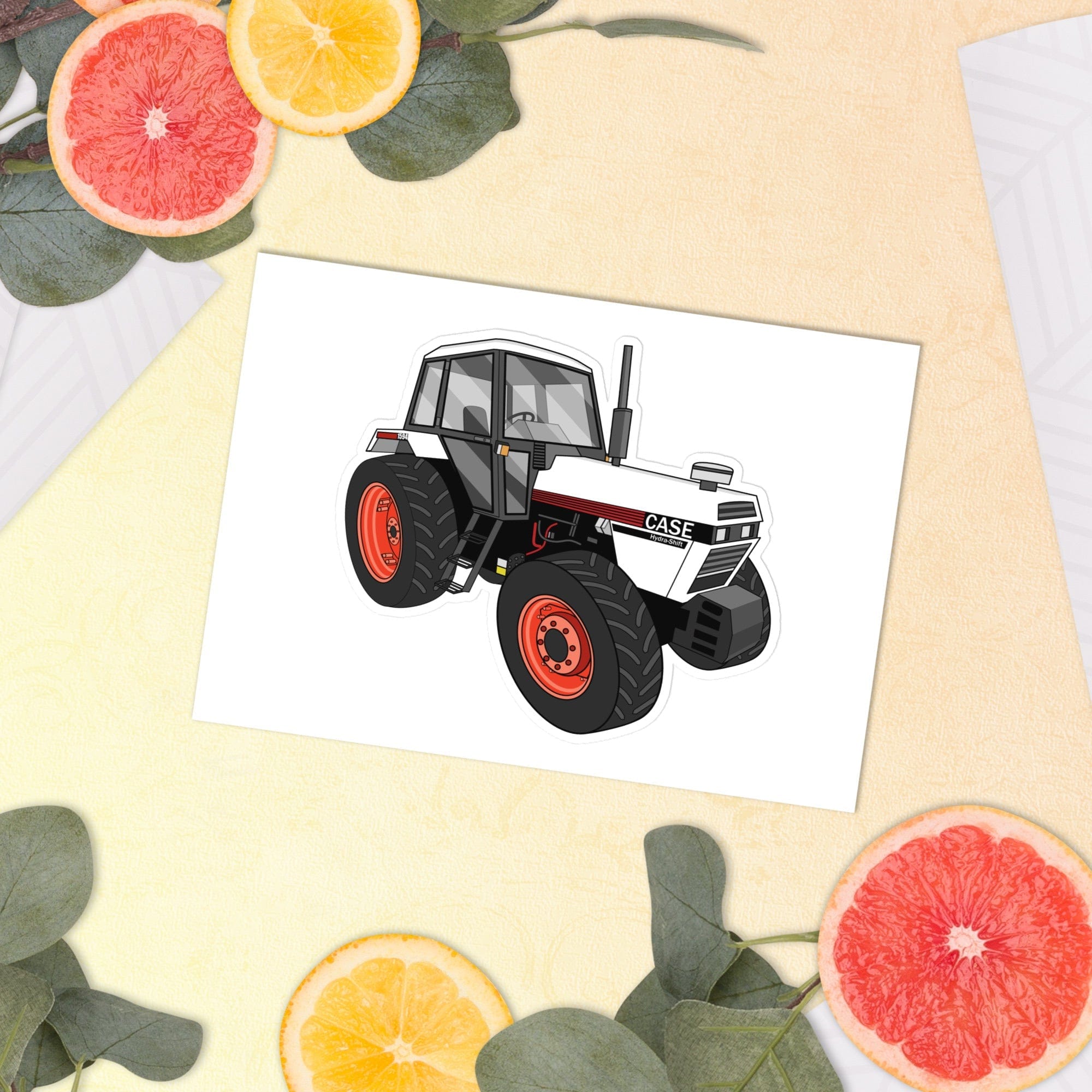 The Tractor Mugs Store 1985 Case 1594 Hydra-Shift | Sticker sheet Quality Farmers Merch
