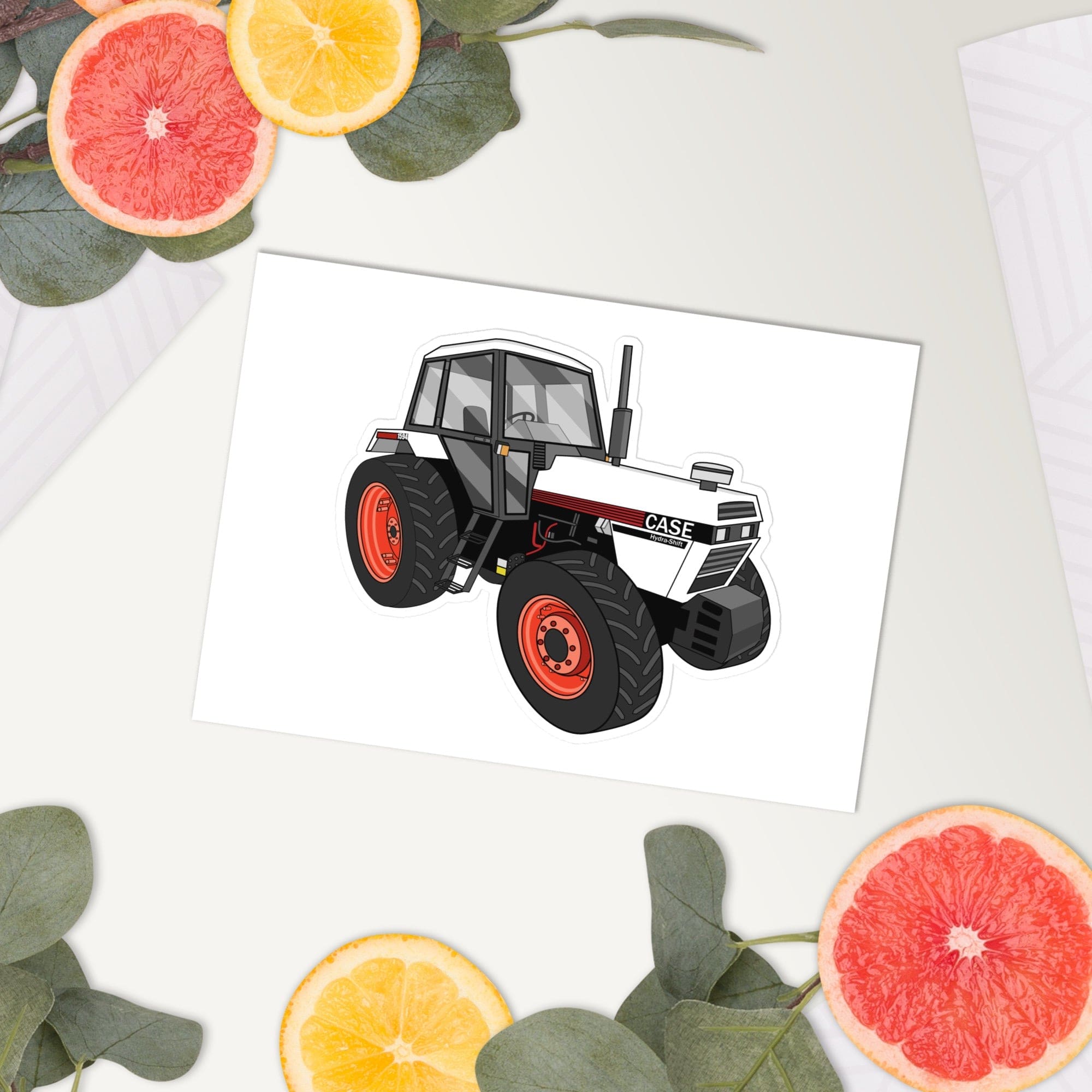 The Tractor Mugs Store 1985 Case 1594 Hydra-Shift | Sticker sheet Quality Farmers Merch