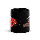 The Tractor Mugs Store 1994 Massey Ferguson 32 Combine Harvester | Black Glossy Mug Quality Farmers Merch