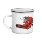 The Tractor Mugs Store 1994 Massey Ferguson 32 Combine Harvester | Enamel Mug Quality Farmers Merch