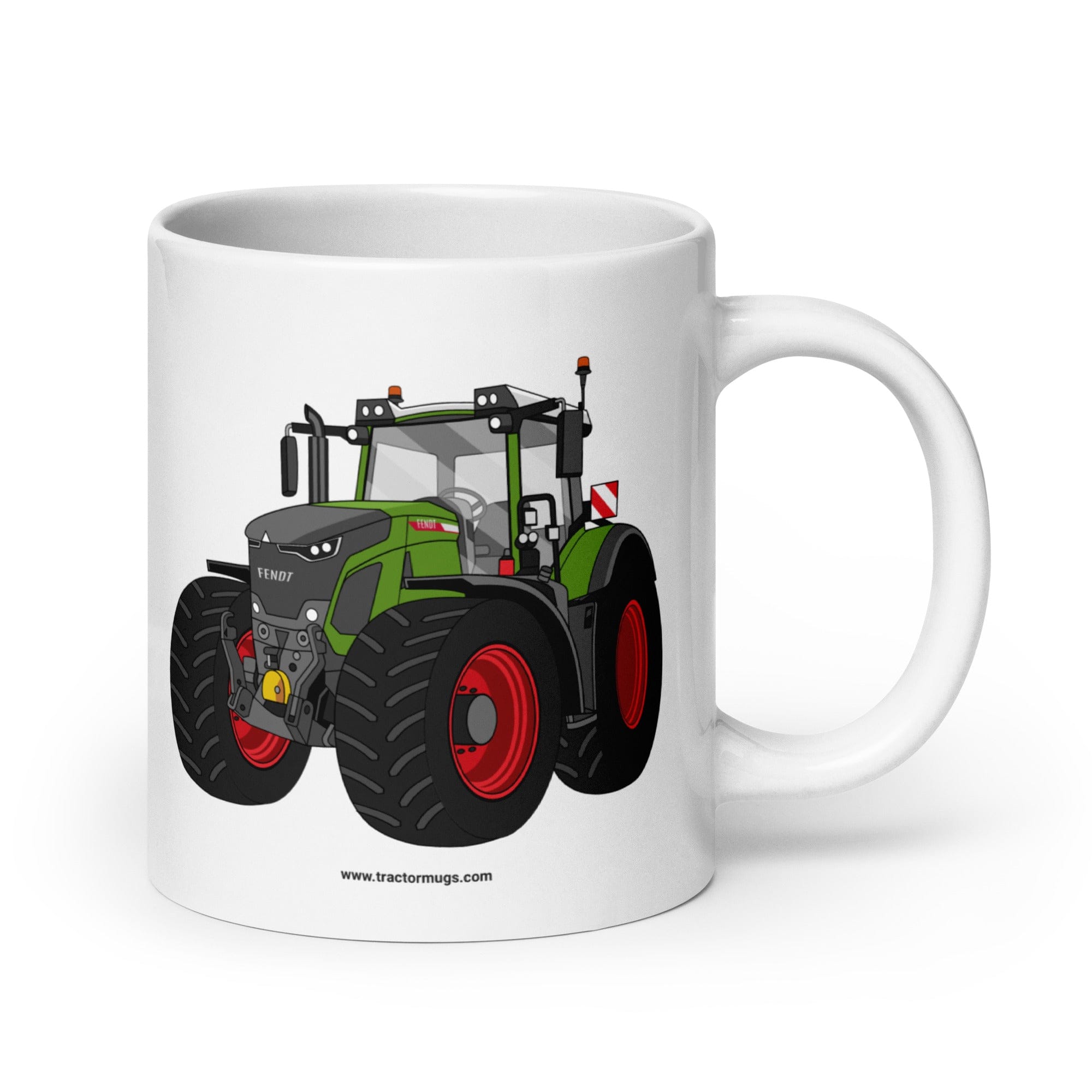 The Tractor Mugs Store 20 oz Fendt 942 Vario | White glossy mug Quality Farmers Merch