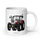The Tractor Mugs Store 20 oz Steyr 4120 Plus | White glossy mug Quality Farmers Merch