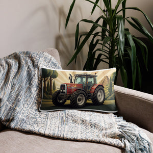 The Tractor Mugs Store 20″×12″ Massey Ferguson 6180 | Art Deco Pillow Case Quality Farmers Merch
