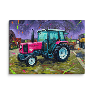 The Tractor Mugs Store 20″×28″ Renault 65-32 MX Splash Art | Canvas Quality Farmers Merch