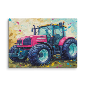 The Tractor Mugs Store 20″×28″ Renault ares 696 rz Splash Art | Canvas Quality Farmers Merch
